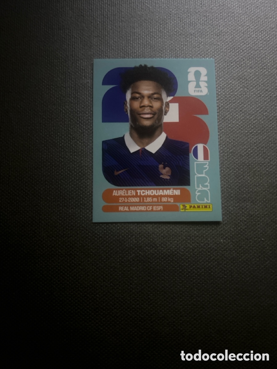 Cromos de F&uacute;tbol: Tchouameni FRA 9 Francia France Mundial FIFA World Cup 2026 26