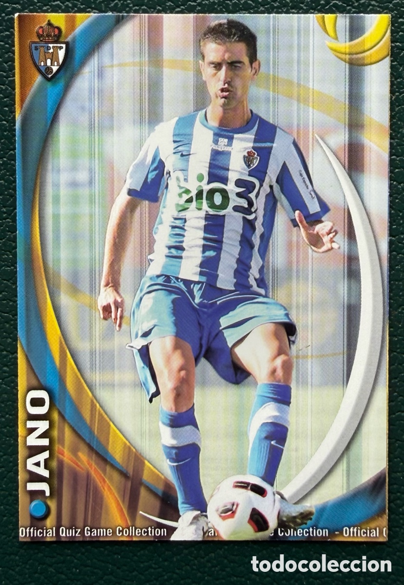 Figurine di Calcio: 1095 JANO SD PONFERRADINA FICHAS ALBUM MUNDICROMO 2010 2011 10 11