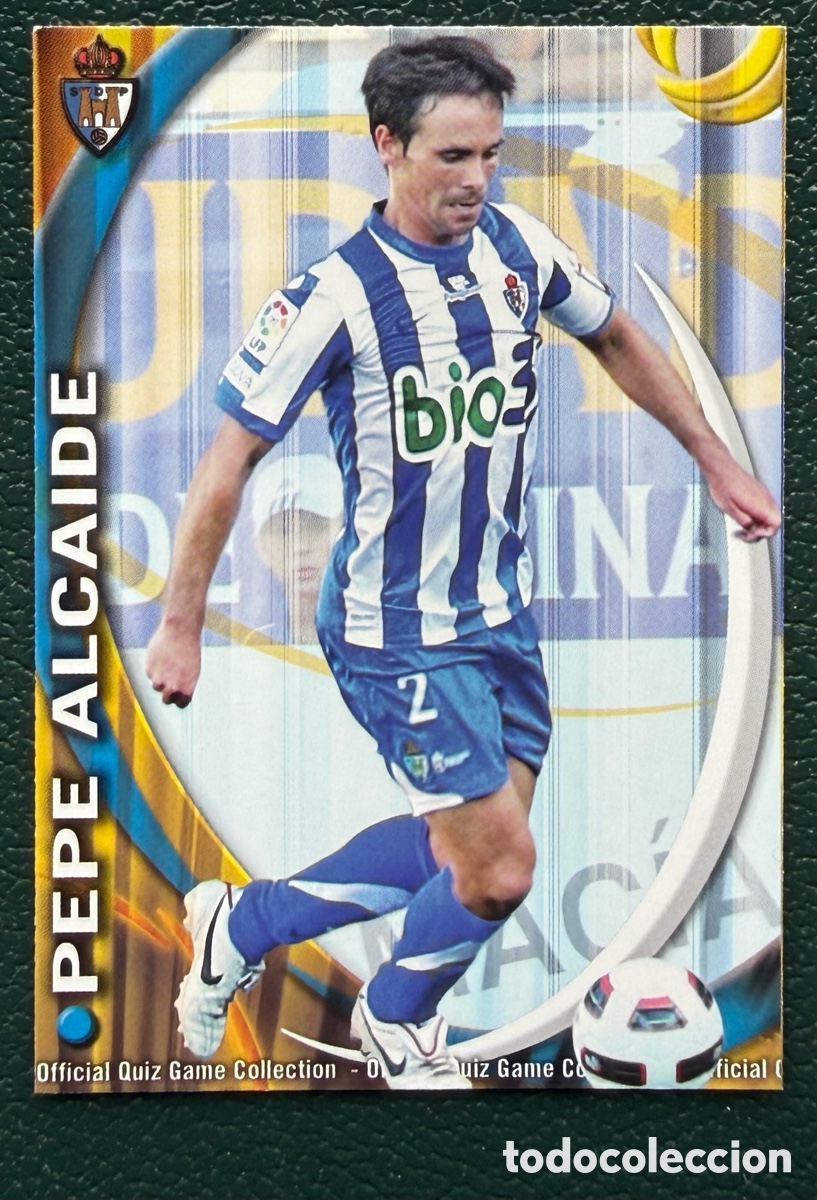 Figurine di Calcio: 1098 PEPE ALCAIDE SD PONFERRADINA FICHAS ALBUM MUNDICROMO 2010 2011 10 11