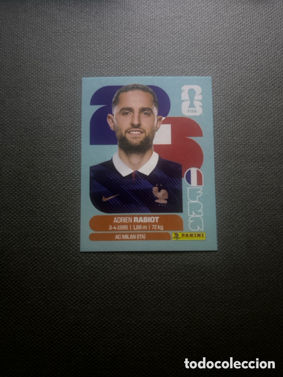 Figurine di Calcio: Rabiot FRA 12 Francia France Mundial FIFA World Cup 2026 26