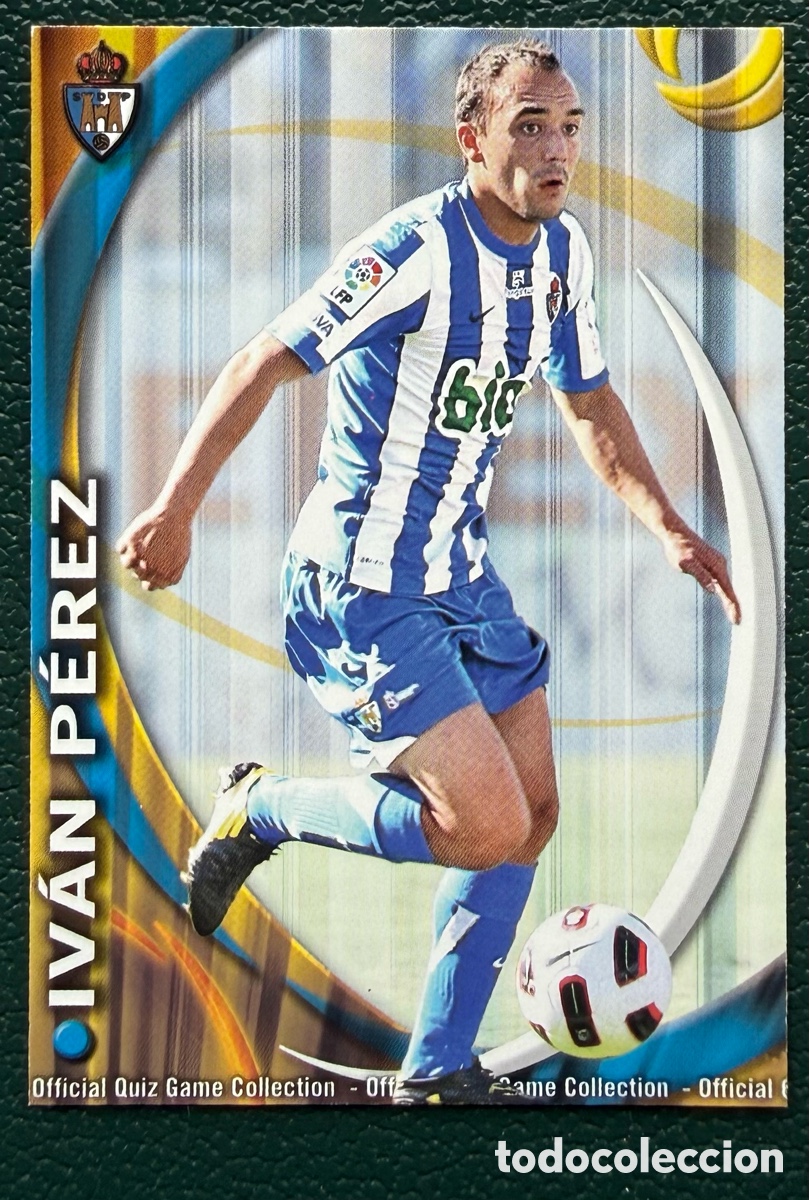 Figurine di Calcio: 1099 IVAN PEREZ SD PONFERRADINA FICHAS ALBUM MUNDICROMO 2010 2011 10 11