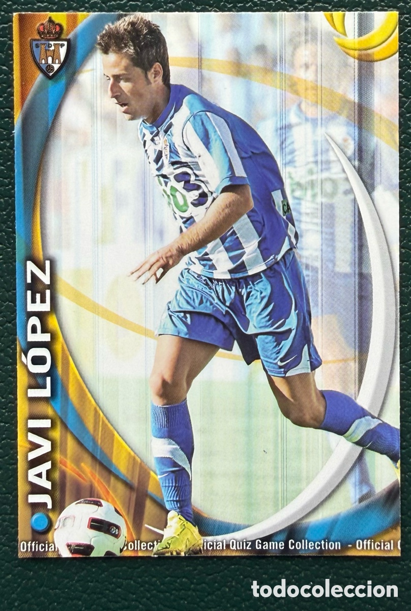 Figurine di Calcio: 1100 JAVI LOPEZ SD PONFERRADINA FICHAS ALBUM MUNDICROMO 2010 2011 10 11