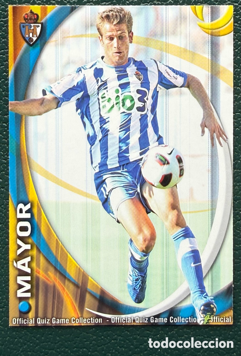 Figurine di Calcio: 1105 MAYOR SD PONFERRADINA FICHAS ALBUM MUNDICROMO 2010 2011 10 11