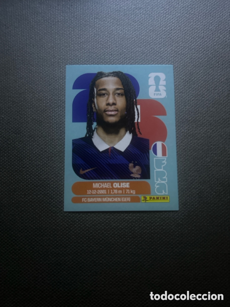 Cromos de F&uacute;tbol: Michael Olise FRA 14 Francia France Mundial FIFA World Cup 2026 26