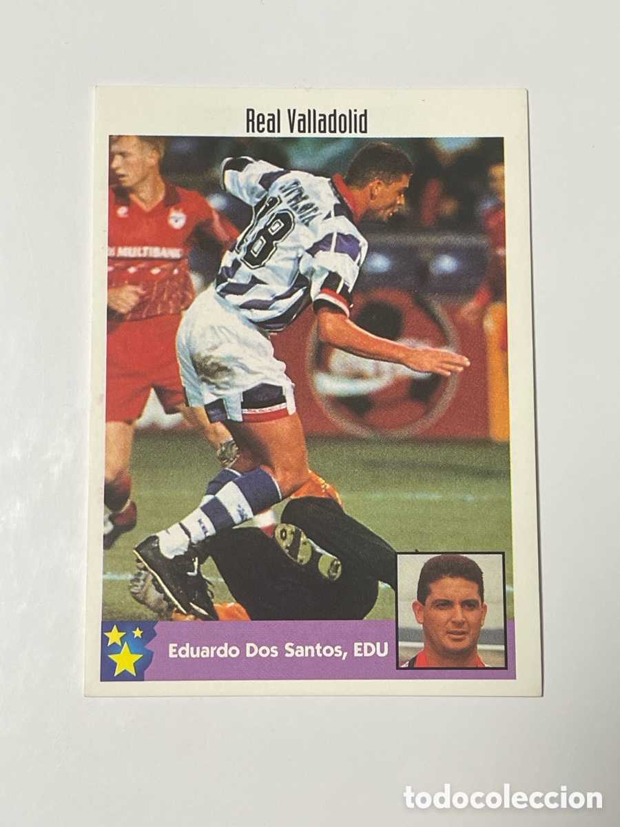 Cromos de F&uacute;tbol: Edu Valladolid Panini Los mejores equipos de Europa 1997/98 #260
