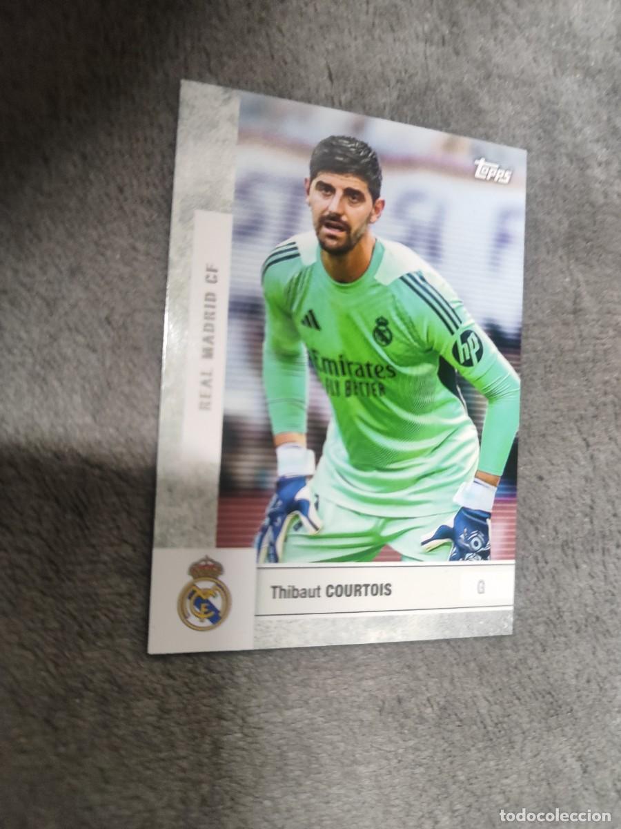 Cromos de F&uacute;tbol: 1 TEAM SET REAL MADRID 25 26 THIBAUT COURTOIS FIRST TEAM TOPPS 2025 2026