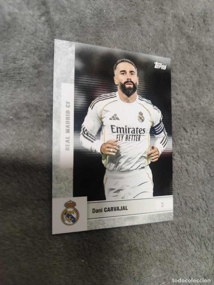 Cromos de F&uacute;tbol: 2 TEAM SET REAL MADRID 25 26 DANI CARVAJAL FIRST TEAM TOPPS 2025 2026