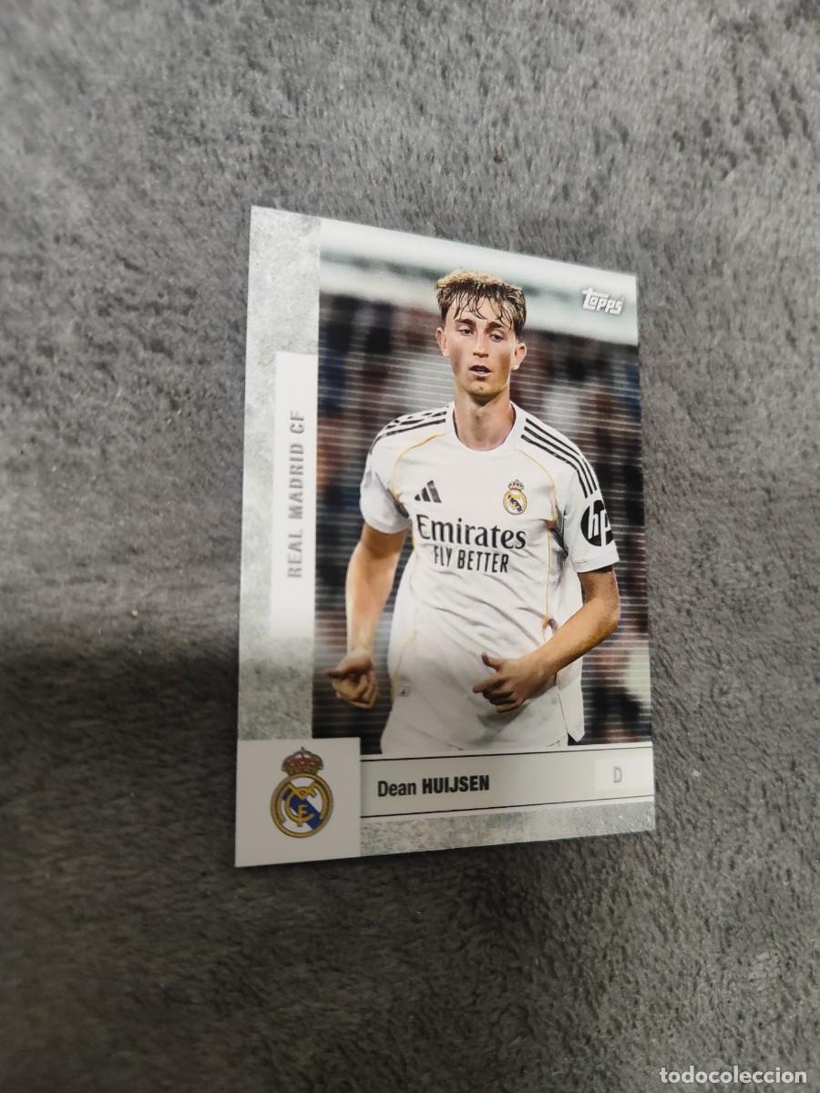 Cromos de F&uacute;tbol: 3 TEAM SET REAL MADRID 25 26 DEAN HUIJSEN FIRST TEAM TOPPS 2025 2026