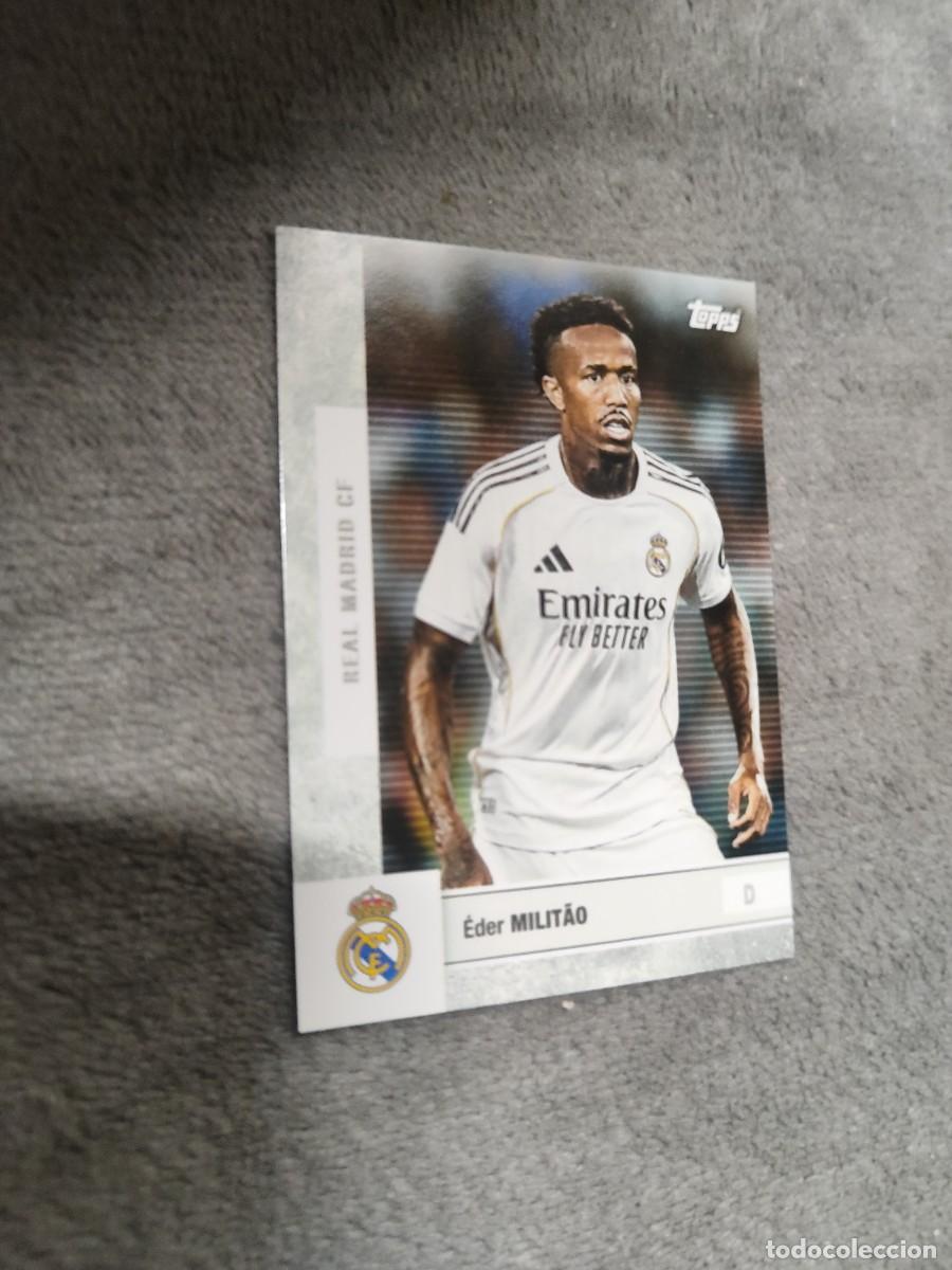 Cromos de F&uacute;tbol: 8 TEAM SET REAL MADRID 25 26 &Eacute;DER MILIT&Atilde;O FIRST TEAM TOPPS 2025 2026