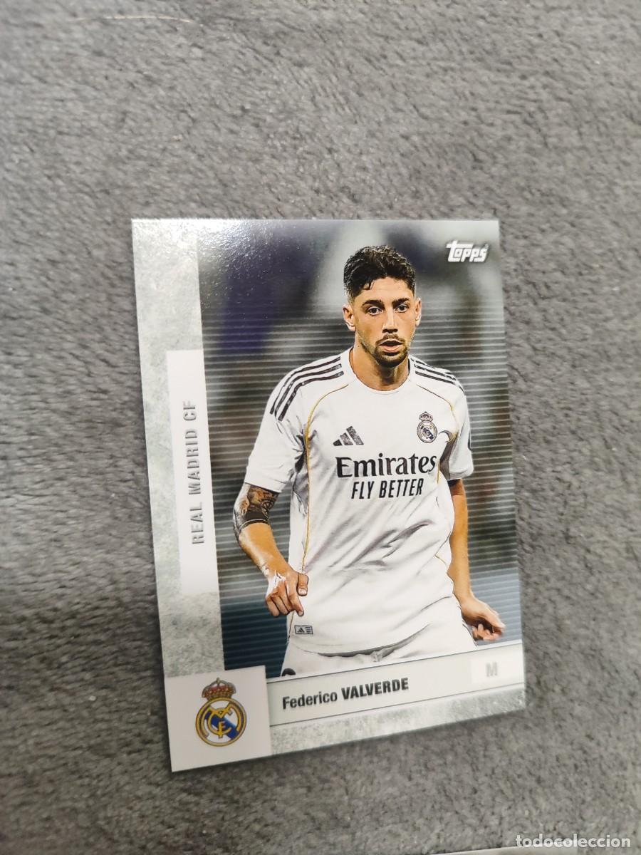 Fu&szlig;ball-Sticker: 12 TEAM SET REAL MADRID 25 26 FEDERICO VALVERDE FIRST TEAM TOPPS 2025 2026