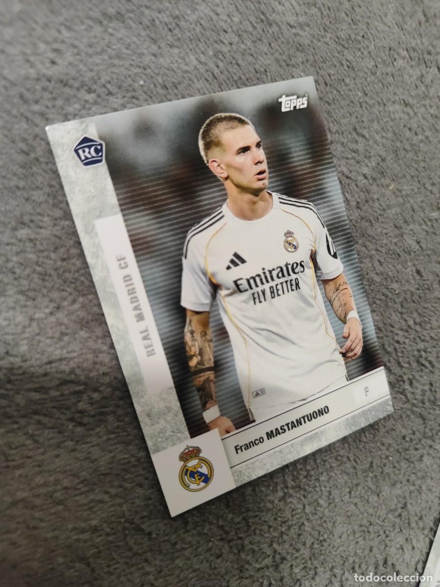 Fu&szlig;ball-Sticker: 14 TEAM SET REAL MADRID 25 26 FRANCO MASTANTUONO ROOKIE CARD FIRST TEAM TOPPS 2025 2026