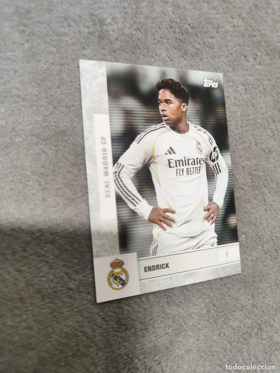 Figurine di Calcio: 18 TEAM SET REAL MADRID 25 26 ENDRICK FIRST TEAM TOPPS 2025 2026