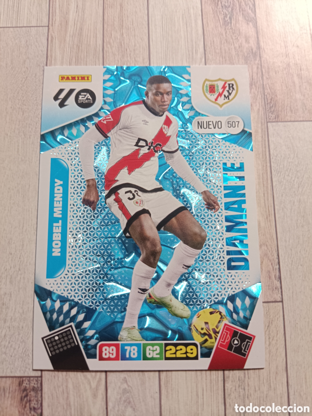 Figurine di Calcio: 507 NOBEL MENDY RAYO VALLECANO NUEVO DIAMANTE ADRENALYN XL 2025 2026 PANINI 25 26