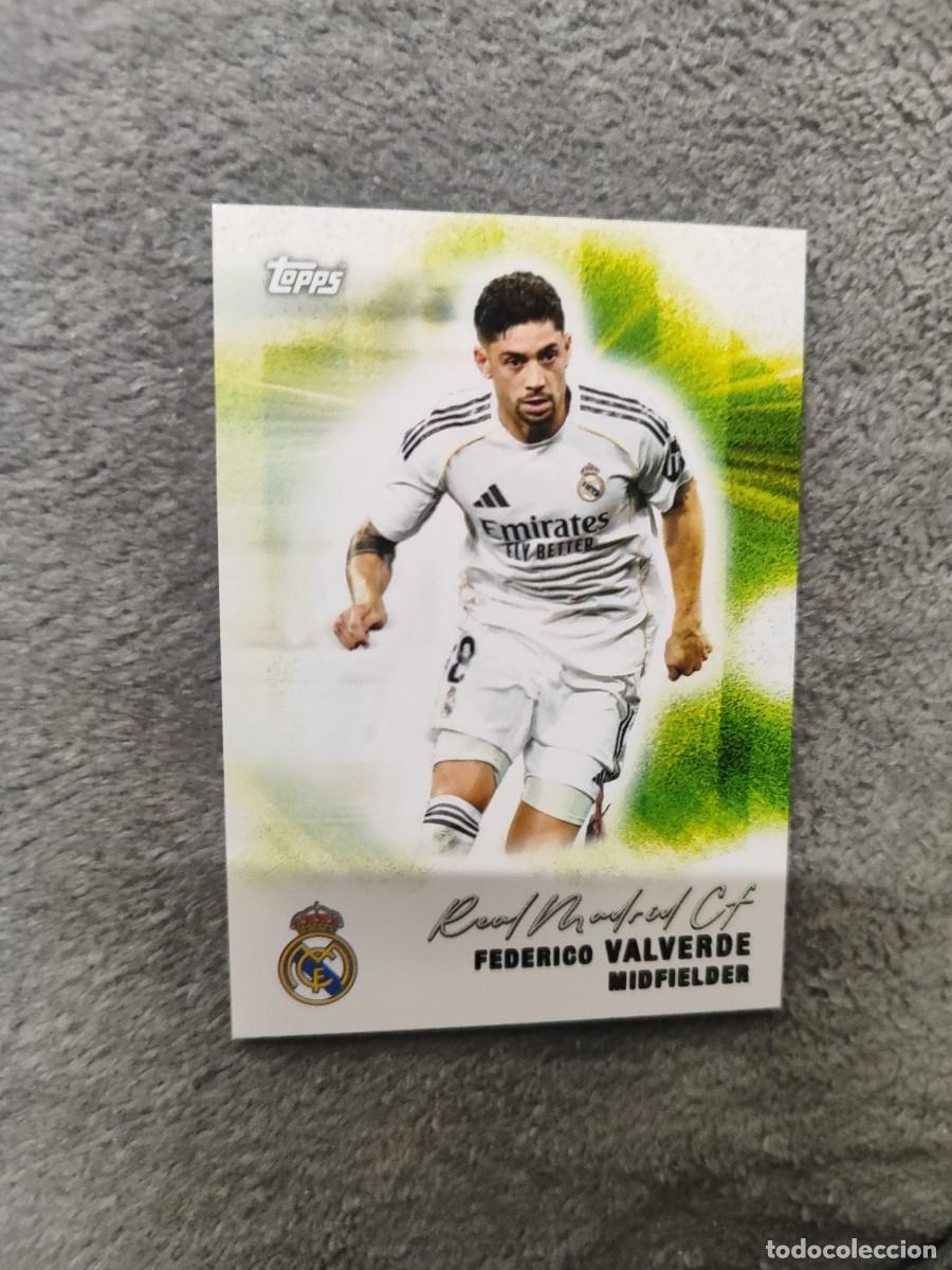 Cartes &agrave; collectionner de Football: 34 TEAM SET REAL MADRID 25 26 FEDERICO VALVERDE PITCH PURSUITS TOPPS 2025 2026