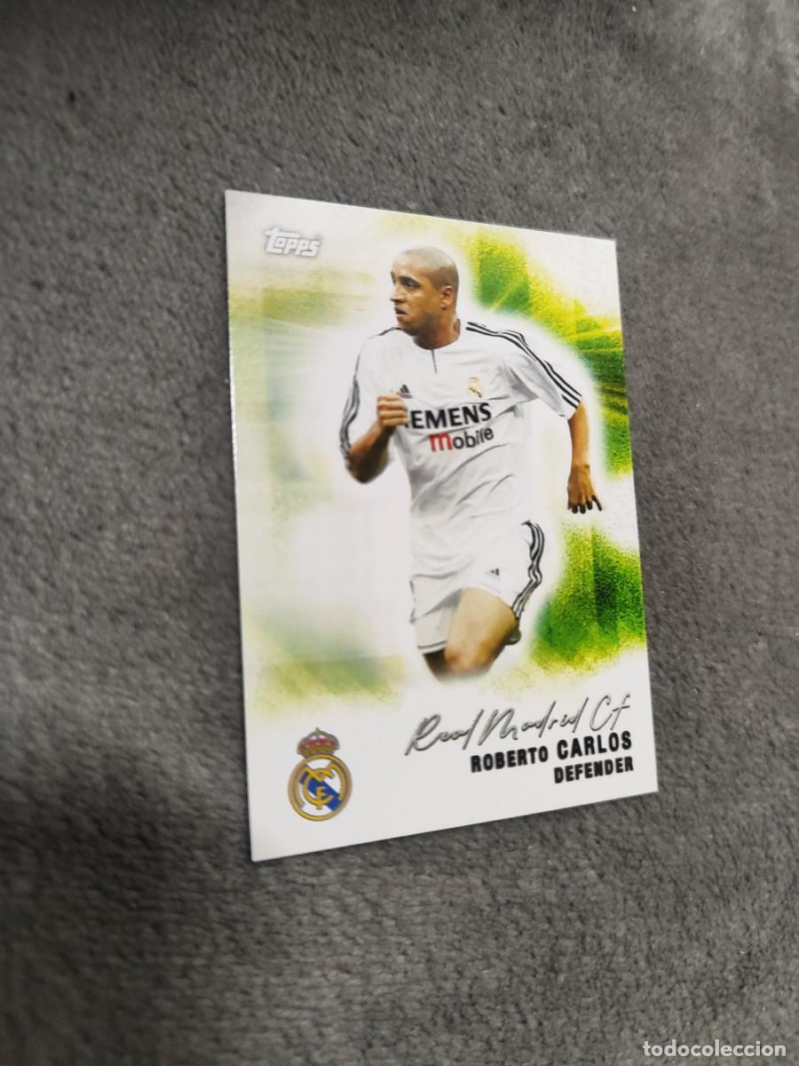 Cartes &agrave; collectionner de Football: 35 TEAM SET REAL MADRID 25 26 ROBERTO CARLOS PITCH PURSUITS TOPPS 2025 2026