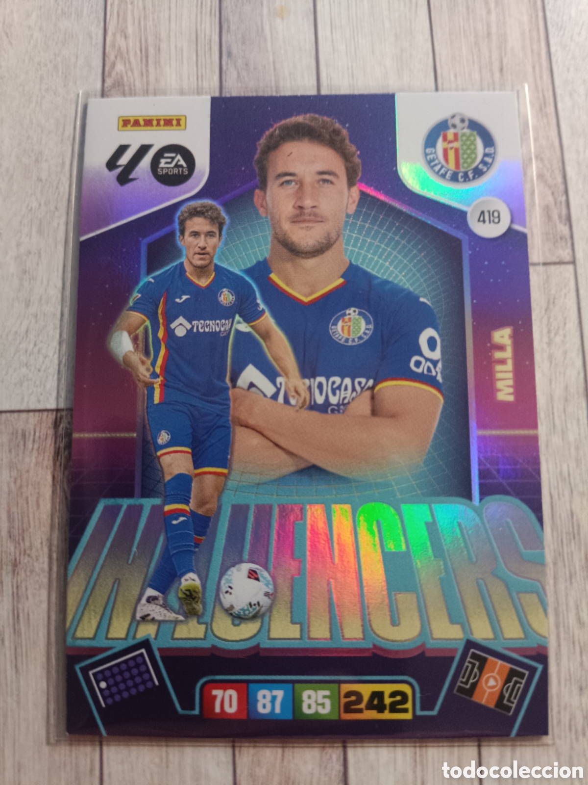 Cartes &agrave; collectionner de Football: 419 MILLA GETAFE INFLUENCERS ADRENALYN XL 2025 2026 PANINI 25 26