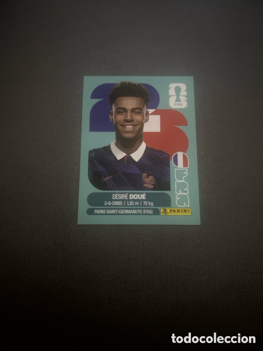 Cromos de F&uacute;tbol: Desire Doue FRA 17 Francia France Mundial FIFA World Cup 2026 26