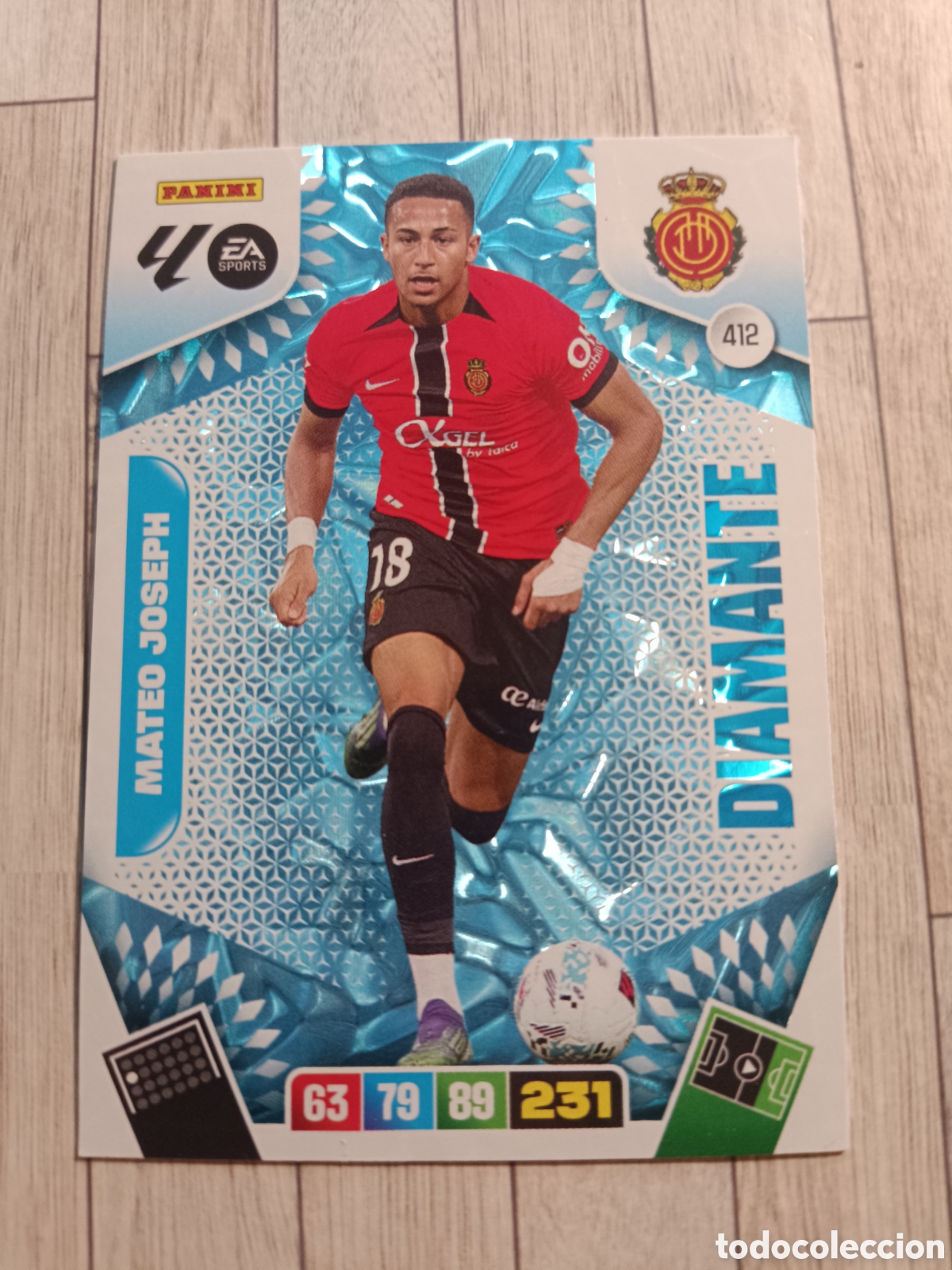 Cromos de F&uacute;tbol: 412 MATEO JOSEPH DIAMANTE MALLORCA ADRENALYN XL 2025 2026 PANINI 25 26