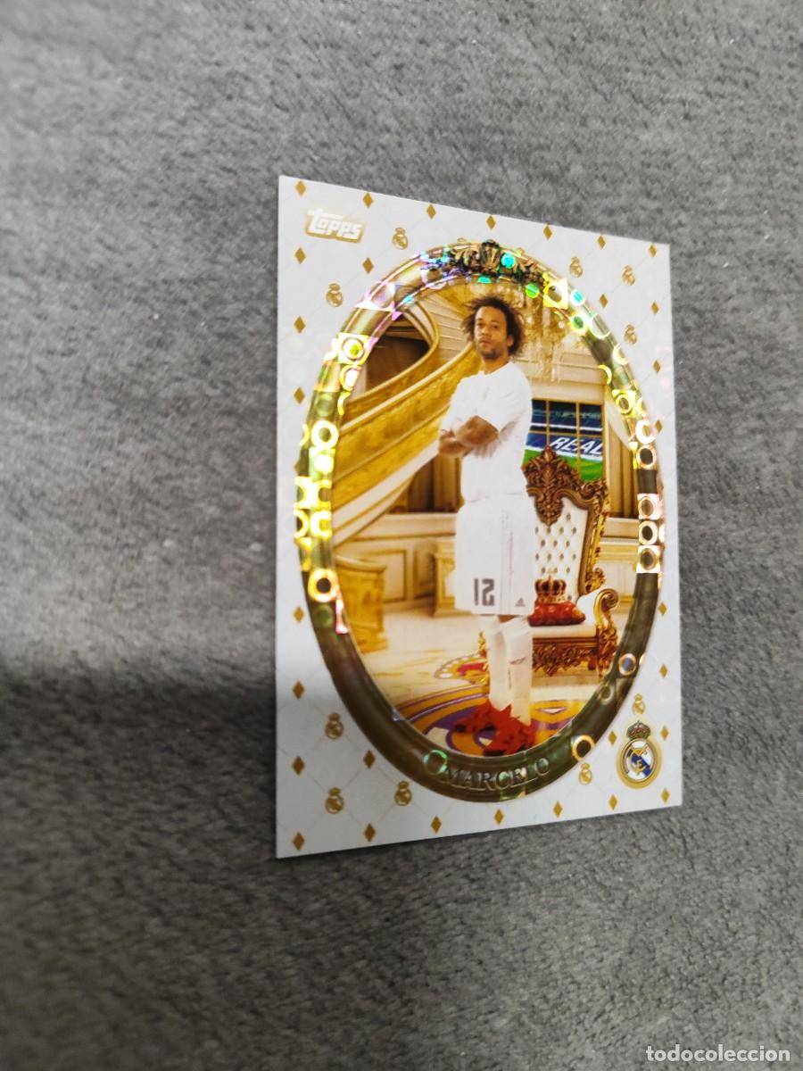 Cromos de F&uacute;tbol: 46 TEAM SET REAL MADRID 25 26 MARCELO HALO PARALELA PARALLEL TOPPS 2025 2026 KING REAL