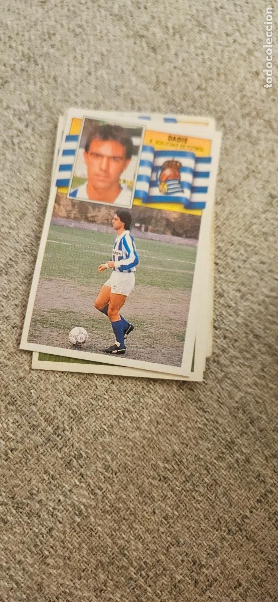 Fu&szlig;ball-Sticker: real sociedad dadie este 1990 1991 90 91 despegado