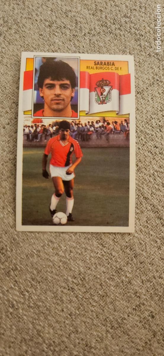 Fu&szlig;ball-Sticker: burgos sarabia este 1990 1991 90 91 despegado