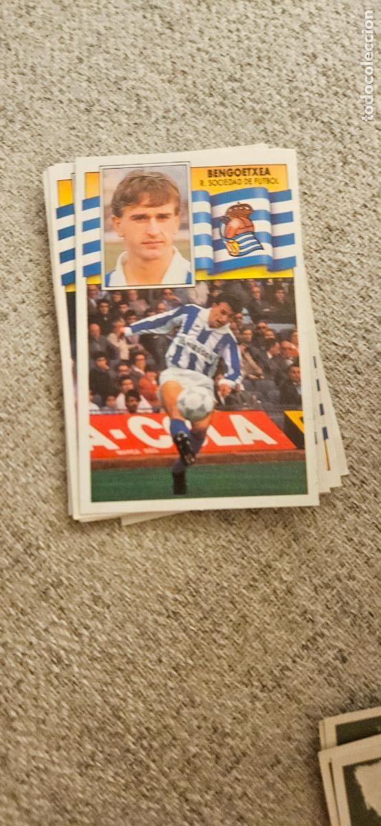 Cartes &agrave; collectionner de Football: real sociedad bengoechea este 1990 1991 90 91 despegado