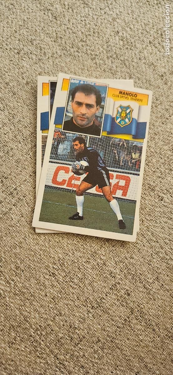 Cartes &agrave; collectionner de Football: tenerife manolo este 1990 1991 90 91 despegado