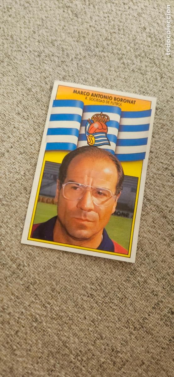Cartes &agrave; collectionner de Football: real sociedad boronat este 1990 1991 90 91 despegado