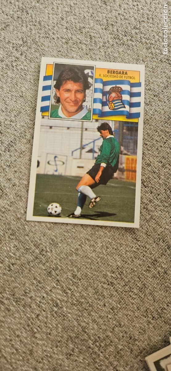 Cartes &agrave; collectionner de Football: real sociedad bergara este 1990 1991 90 91 despegado