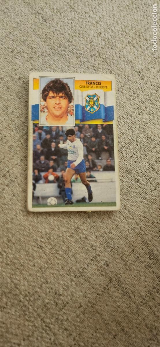 Cartes &agrave; collectionner de Football: tenerife FRANCIS este 1990 1991 90 91 despegado