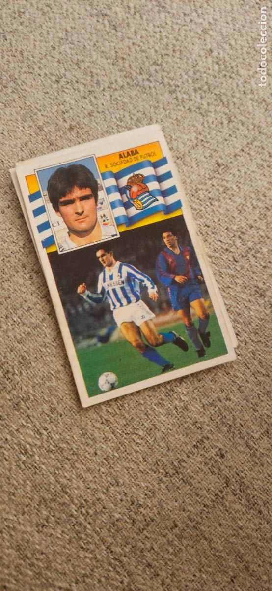 Cartes &agrave; collectionner de Football: real sociedad alaba este 1990 1991 90 91 despegado