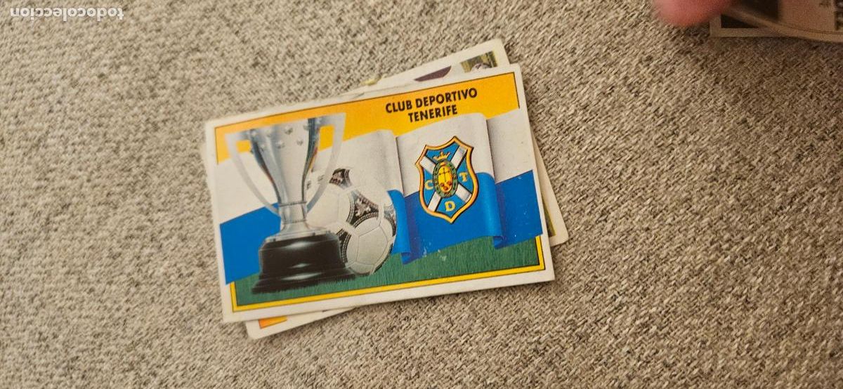 Cartes &agrave; collectionner de Football: tenerife escudo este 1990 1991 90 91 despegado