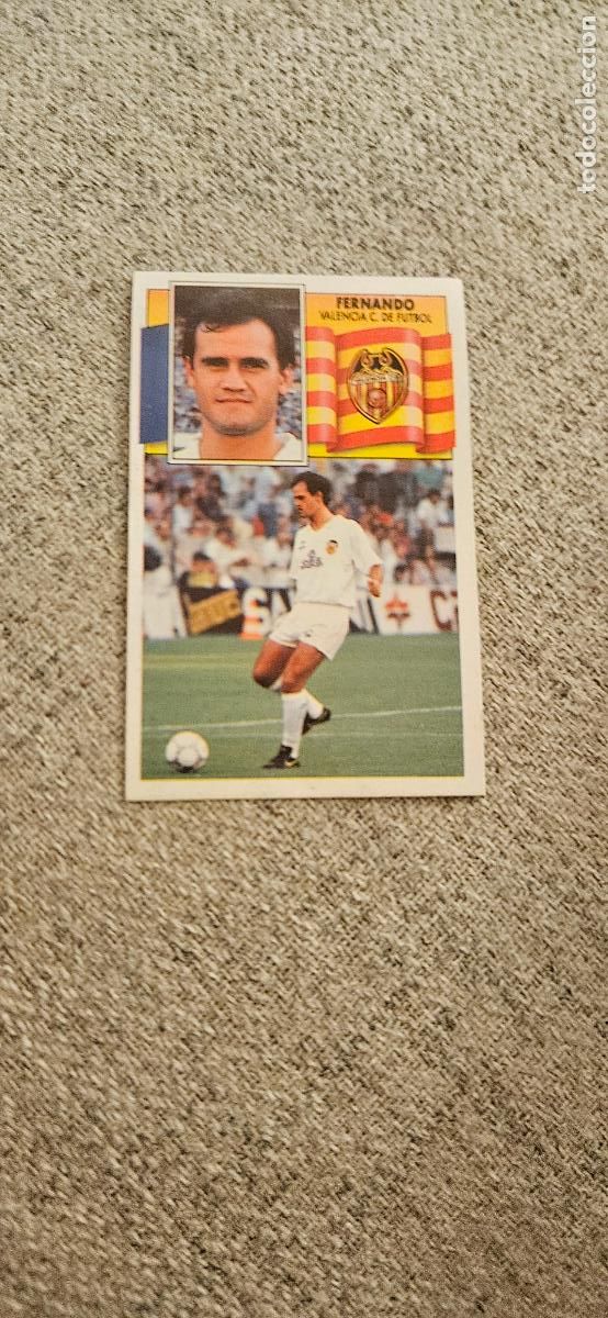 Cartes &agrave; collectionner de Football: valencia fernando este 1990 1991 90 91 despegado