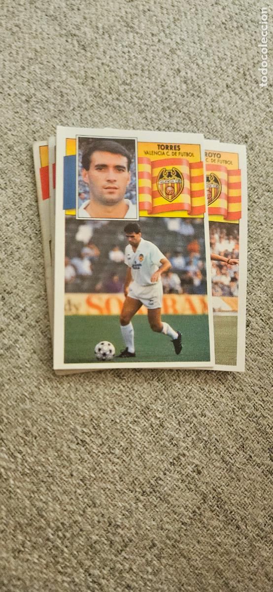 Cartes &agrave; collectionner de Football: valencia torres este 1990 1991 90 91 despegado
