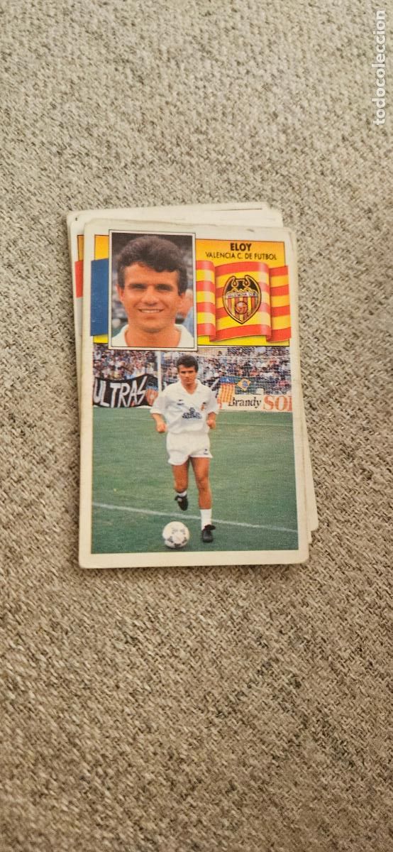 Cartes &agrave; collectionner de Football: valencia eloy este 1990 1991 90 91 despegado