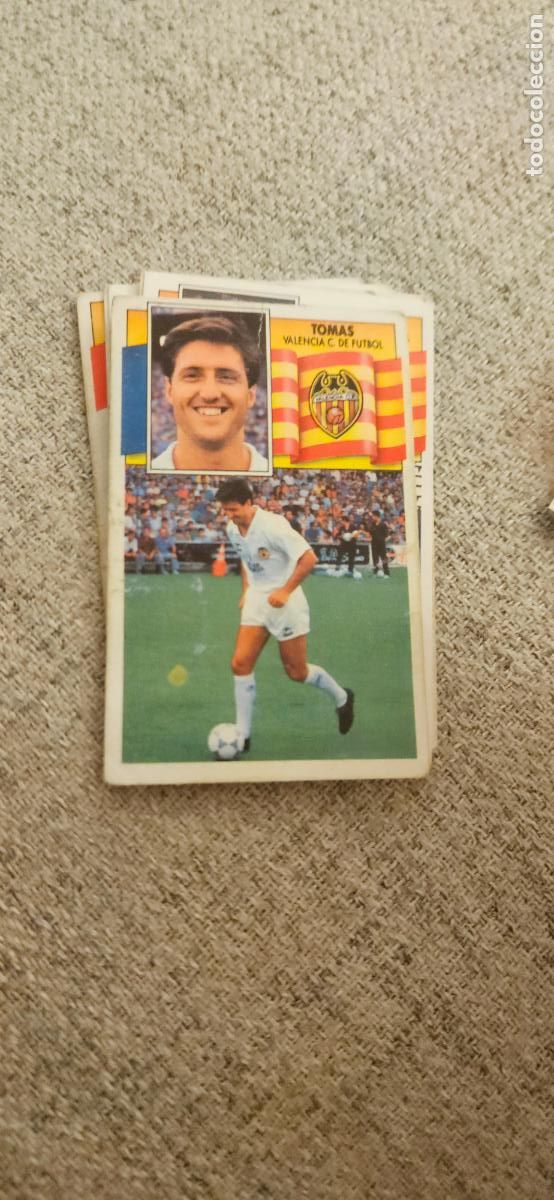 Cartes &agrave; collectionner de Football: valencia tomas este 1990 1991 90 91 despegado