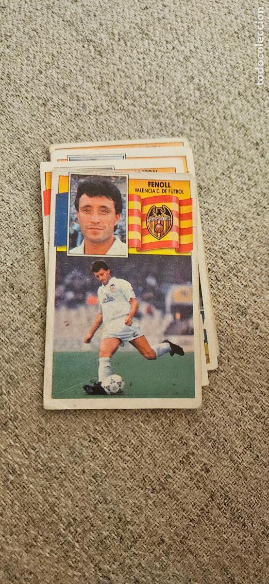 Fu&szlig;ball-Sticker: valencia fenoll este 1990 1991 90 91 despegado