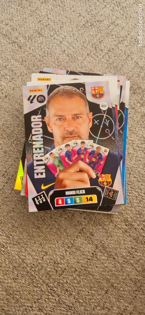 Fu&szlig;ball-Sticker: adrenalyn flick barcelona entrenador 492 2025 2026 25 26 trading card
