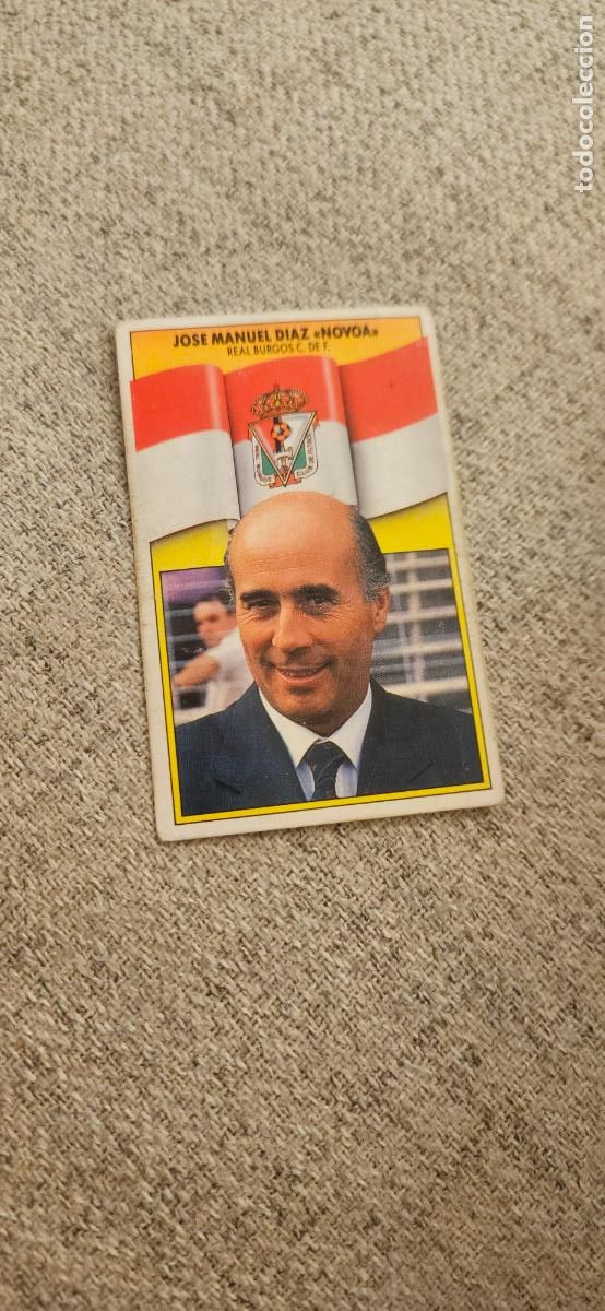 Fu&szlig;ball-Sticker: burgos novoa este 1990 1991 90 91 despegado