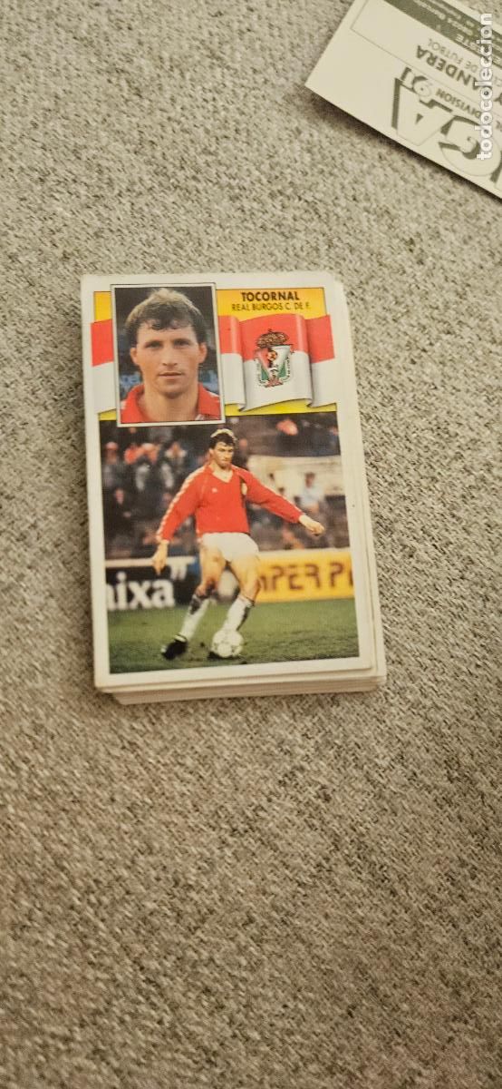 Fu&szlig;ball-Sticker: burgos tocornal este 1990 1991 90 91 despegado