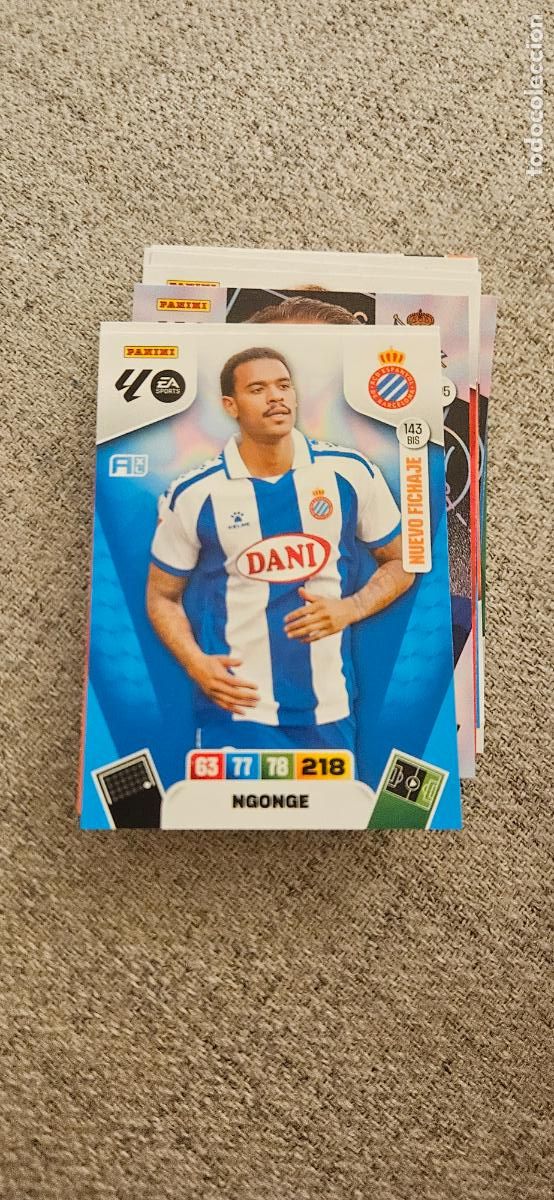 Fu&szlig;ball-Sticker: adrenalyn 143 bis espa&ntilde;ol ngonge 2025 2026 25 26 trading card