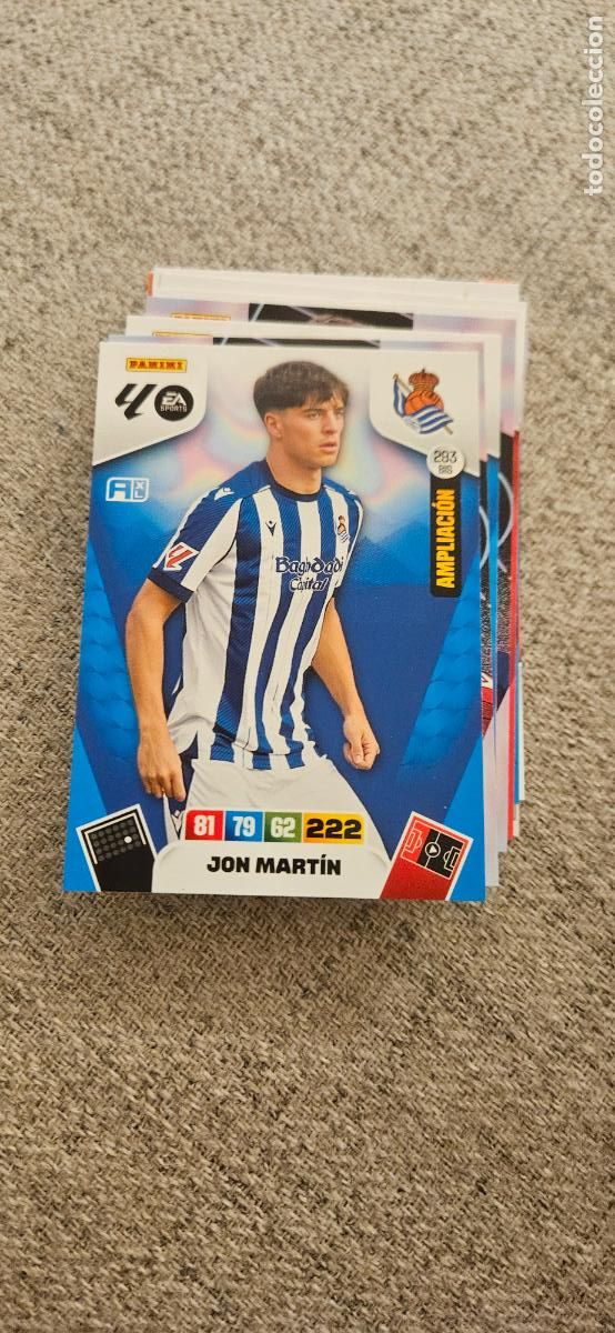 Fu&szlig;ball-Sticker: adrenalyn 293 bis jon martin real sociedad 2025 2026 25 26 trading card