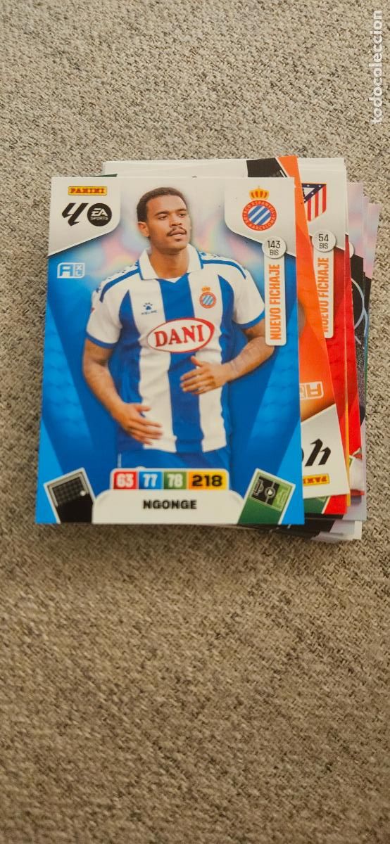 Fu&szlig;ball-Sticker: adrenalyn 143 bis espa&ntilde;ol ngonge 2025 2026 25 26 trading card