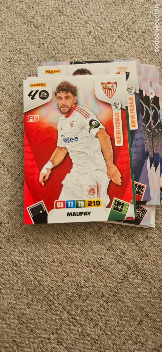 Fu&szlig;ball-Sticker: adrenalyn 324 maupay sevilla 2025 2026 25 26 trading card