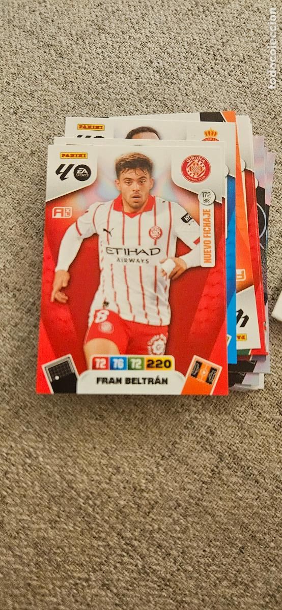 Fu&szlig;ball-Sticker: adrenalyn 172 bis beltran girona 2025 2026 25 26 trading card