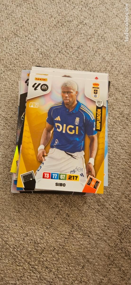 Fu&szlig;ball-Sticker: adrenalyn sibo 263 bis oviedo 2025 2026 25 26 trading card