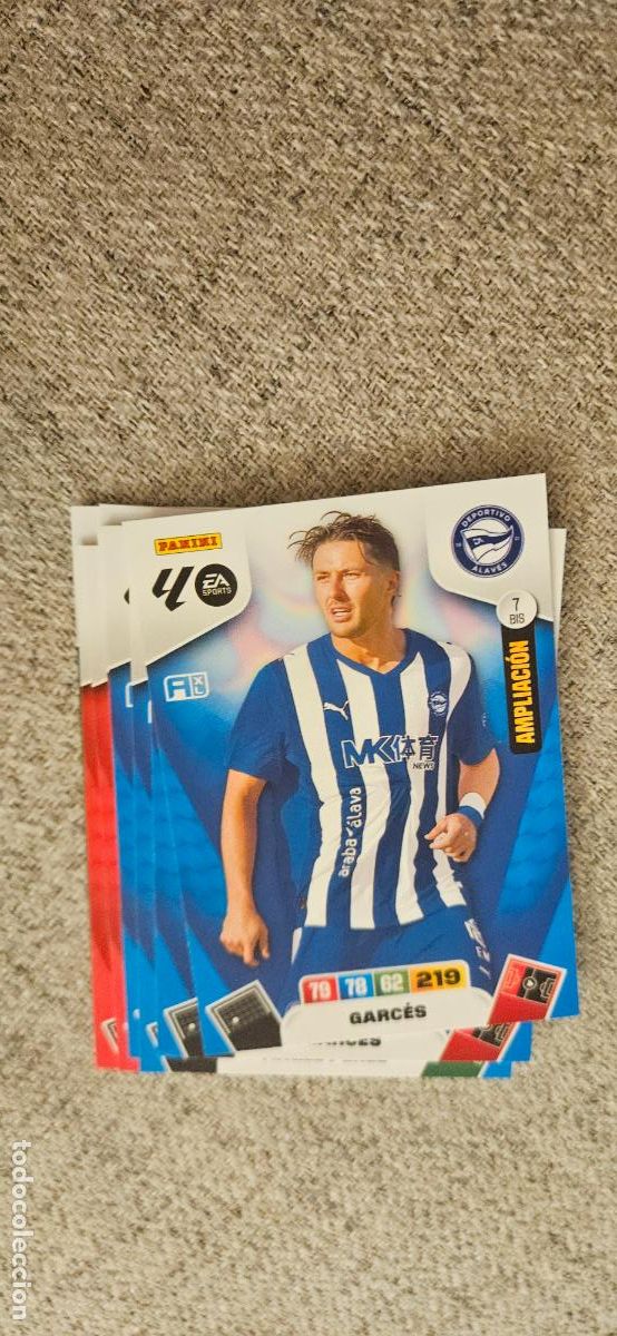 Fu&szlig;ball-Sticker: adrenalyn alaves garces 7 bis 2025 2026 25 26 trading card FICHAJE