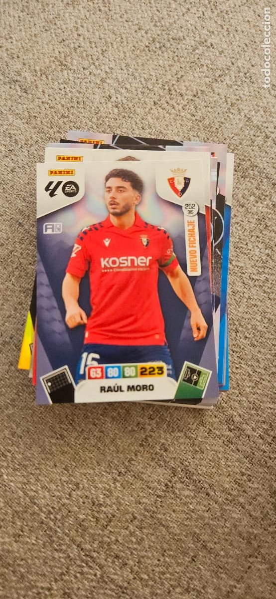 Football Stickers: adrenalyn 252 bis osasuna moro 2025 2026 25 26 trading card