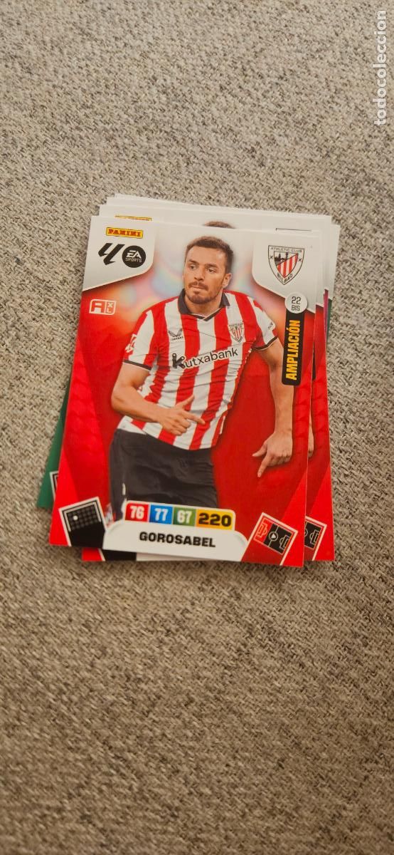 Football Stickers: adrenalyn gorosabel athletic de bilbao 22 bis 2025 2026 25 26 trading card FICHAJE