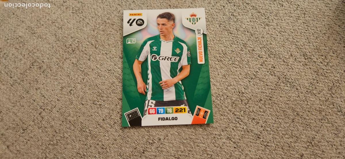 Football Stickers: adrenalyn fidalgo 84 bis betis 2025 2026 25 26 trading card FICHAJE